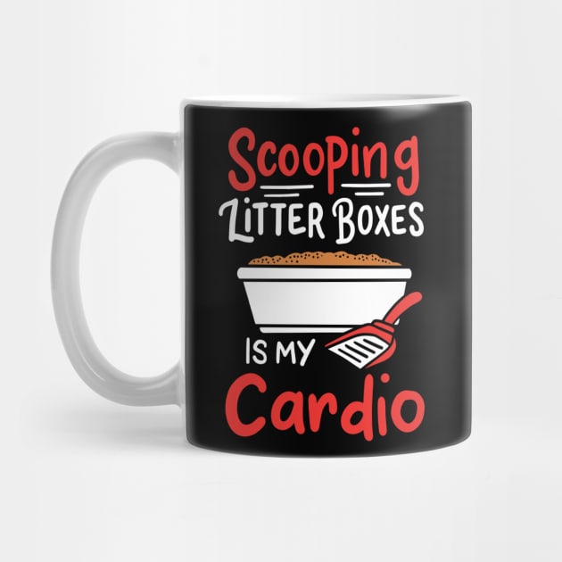 Scooping Litter Boxes Is My Cardio | Cat Owner by DancingDolphinCrafts